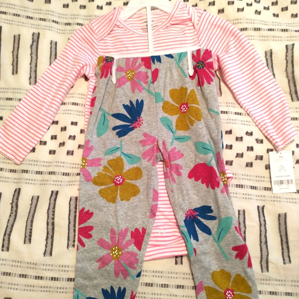 NWT Carter's Pants & Onesie Set